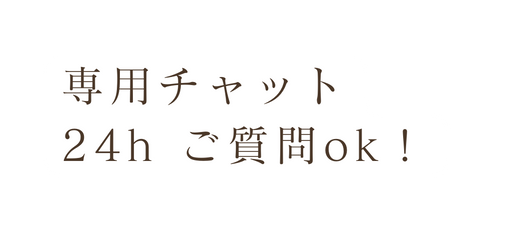 専用チャット 24h ご質問ok